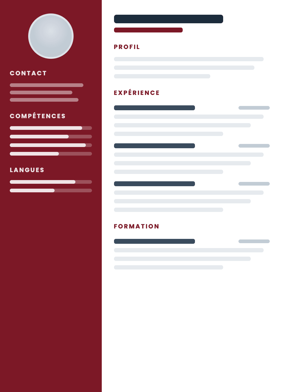 Nos modèles de CV · E3